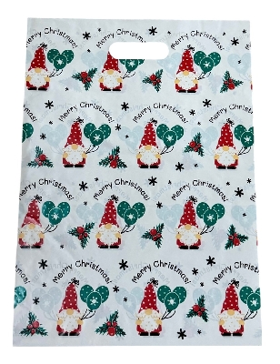 BOLSAS RIÑON FANTASIA - PAPA NOEL GNOMOS X 50 Unid.